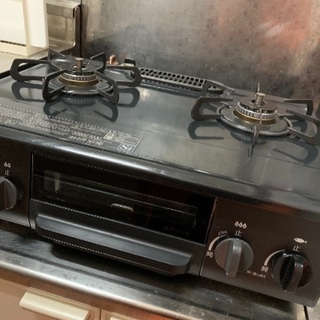 ガスコンロ ２口 パロマ 都市ガス
