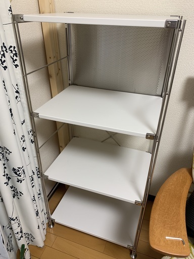 無印良品　ステンレスユニットシェルフ