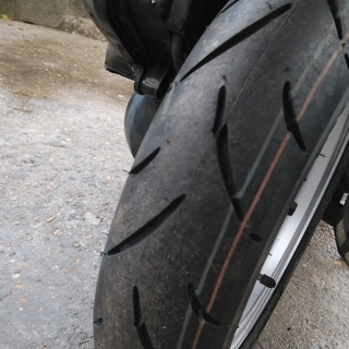 ホンダライブディオZXﾀｲﾌﾟAF35黒ディスクブレーキにリアウイング