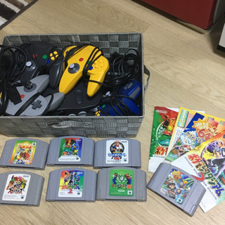 【中古】ニンテンドー64 フルセット ソフト7本付き
