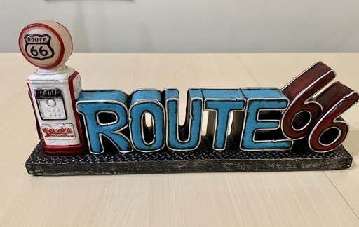Route66ガスポンプネオン置物