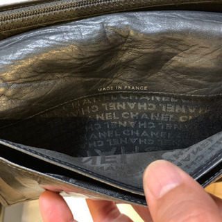 【美品】正規品　CHANEL シャネル カンボンライン長財布の画像
