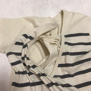 マタニティ 授乳服 ワンピース Lサイズの画像