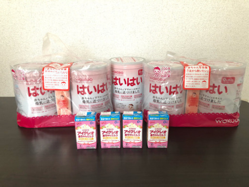 はいはい 810g 大缶5缶 ➕液体ミルク4個➕おしりふき2個