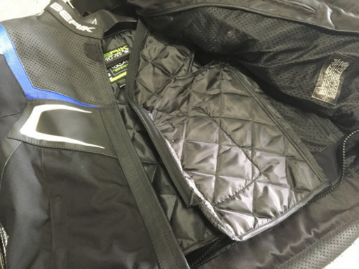 [BERIK]新品パンチングレザー/メッシュジャケット Lサイズ