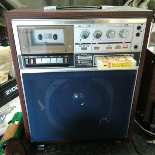 ￥1500*  日立カセットテープレコーダーTRQ-70K