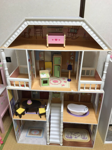 コストコ ドールハウス 木製 ままごと リカちゃんハウス