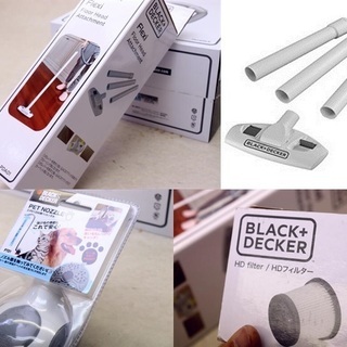 BLACK＆DECKER コードレスクリーナー フレキシー２ PD1420LR アタッチメントセットの画像
