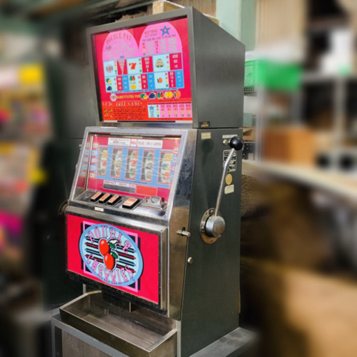 レトロ ★TOWA DOUBLE CHERRIES ★中古 スロット台