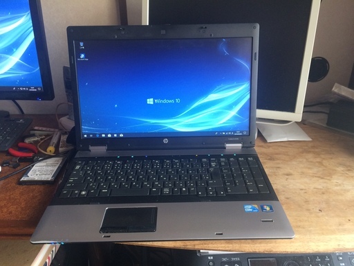 値下げしました。バッテリー新品に交換しました。HP ProBook 6550D　Core i3Windows10 64ビットテンキー付き