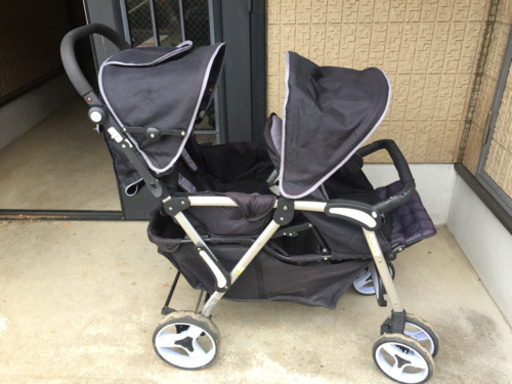 二人乗りベビーカー（縦型）