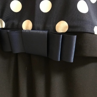 マタニティ用ワンピース ネイビーの画像