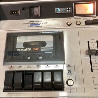 MS437 パイオニア セントレートステレオ S-8D カセット CT-5050の画像