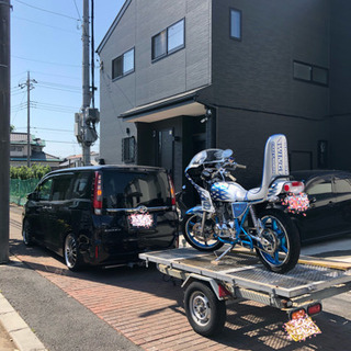 マルチトレーラー 軽トレーラー バイク 積載 キャンプ 車検有