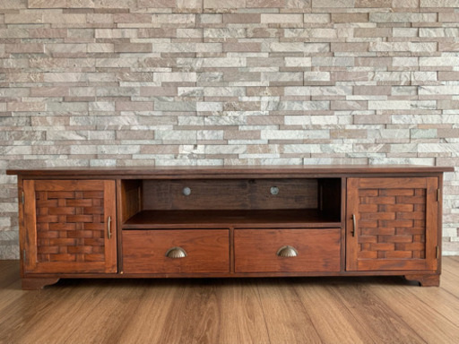 【KAJA】LIBRAウィーブンロングTVボード(W180)テレビ台リゾート