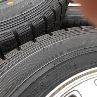 175/65R14.    14インチ、アルミホイール付きタイヤ、スタッドレス、状態良い、の画像
