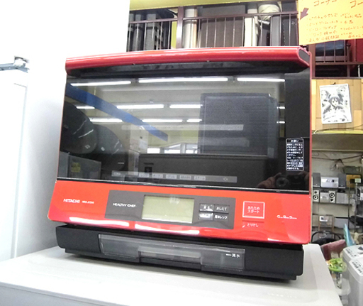 札幌 日立 過熱水蒸気オーブンレンジ スチーム レッド/赤 2011年製 HITACHI MRO-JV300 本郷通店