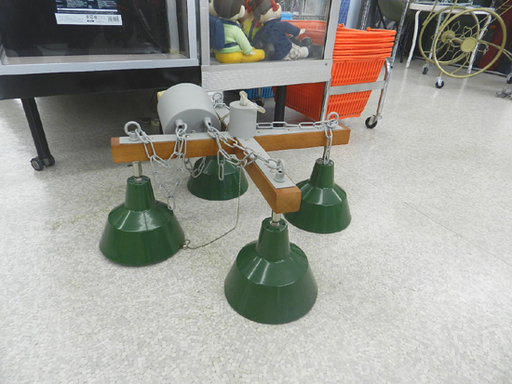 スナフキン クロス ペンダントライト 4灯 照明 北欧テイスト 天吊り LED電球使用可 グリーン SNAFKIN CROSS ☆ PayPay(ペイペイ)決済可能 ☆ 札幌市 北区 屯田