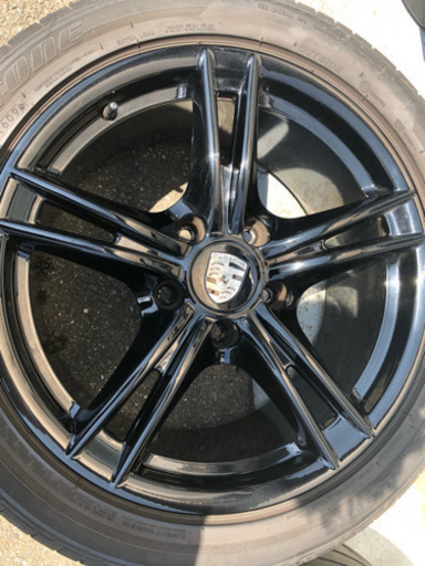 【激安】ポルシェ 987ボクスター 純正オプション ボクスターⅡホイール 黒