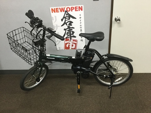 現状品！パナソニック Panasonic オフタイム BE-ENW073G 折畳み電動自転車 電動自転車 20インチ 外装7段