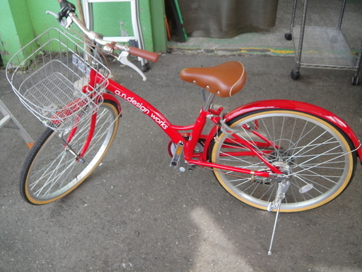 a.n.design works　24インチ　自転車　jr サイクル　ジュニアサイクル　6段切り替え