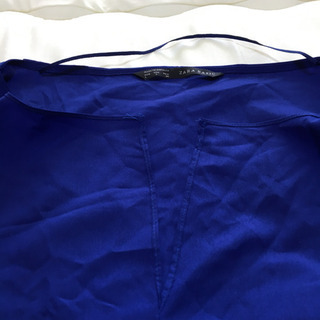 ZARA BASIC ⭐︎青⭐︎薄手トップスの画像