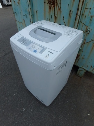 簡易清掃済み☆2015年製☆HITACHI 日立全自動電気洗濯機　 NW-H50　洗濯容量　5.0kg