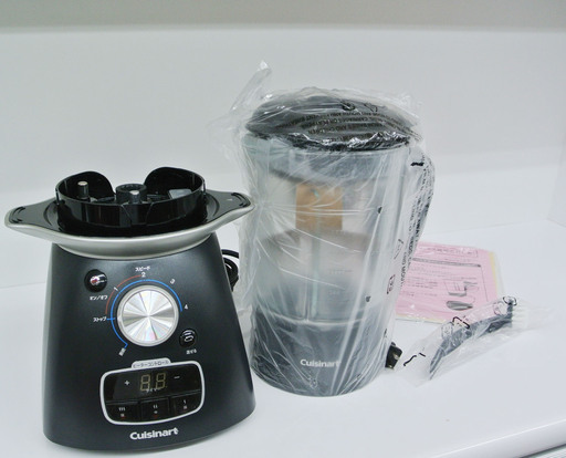 新品 付属の洗浄ブラシ付　cuisinart　クイジナート加熱機能付　クッキングブレンダーSBC‐1000J取説　レシピブック