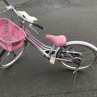 中古品★20インチ　女児自転車 RAINBOWTOWN