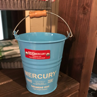 MERCURY バケツ 新品未使用  水色