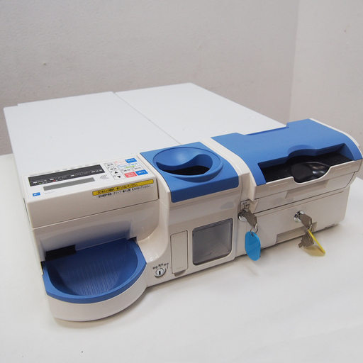 【動作品】Fe 富士電機　ECS-77 紙幣+硬貨 自動釣銭機 チェンジャー 使用２年 良品 複数台あり AA64