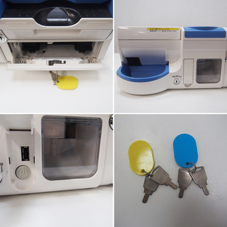 動作品】Fe 富士電機 ECS-77 紙幣+硬貨 自動釣銭機 コインチェンジャー