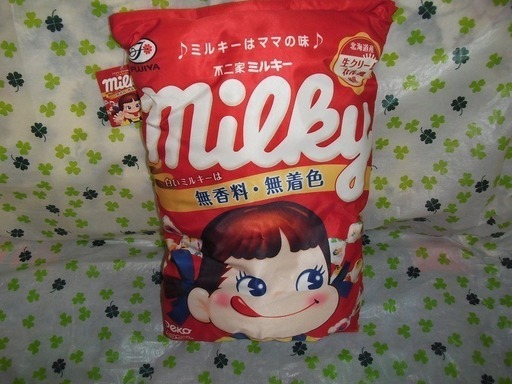 ★切手交換OK！新品！/不二家/ペコちゃん/milkyリュック/クッションリュック★