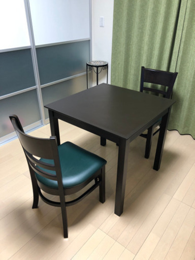 お値下げ中‼︎【美品】高級椅子 2人掛けダイニングセット
