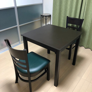 お値下げ中‼︎【美品】高級椅子 2人掛けダイニングセット