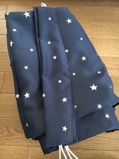 ニトリ星柄カーテン100×178×2枚