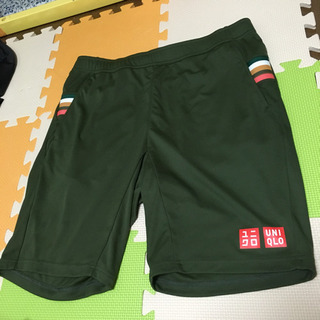 錦織圭着用モデル UNIQLO NKドライショートパンツ M 緑