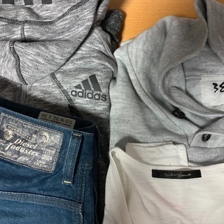 早いもの勝ち！超お得な男性ブランド古着15点 Diesel, adidas, Burberryなどの画像