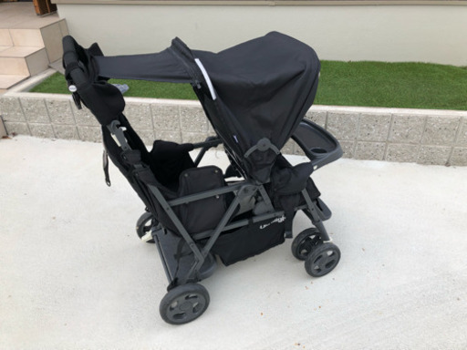 二人乗りベビーカー ジュービー カブースウルトラライト グラファイト　 joovy Caboose Ultaralight Graphite JOOVY ベビーカー・バギー 双子 兄弟 姉妹 2人乗り