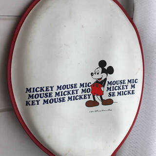 レトロ　テニスラケット　ディズニーの画像