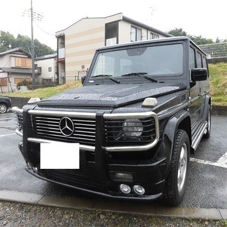 H13　G500ロング　４ＷＤ　サンルーフ　社外アルミ　本革シー...
