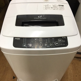 早い者勝ち！HAIER 全自動電気洗濯機  JW-K42H  4...