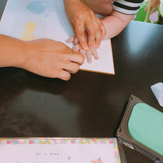 明日13日 10時〜 手形足形アートしませんか？♡ - 大阪市
