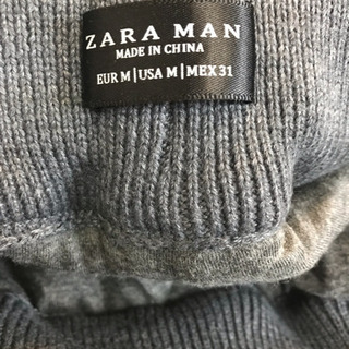 ザラ ZARA フリースパンツ 厚手 迷彩柄の画像
