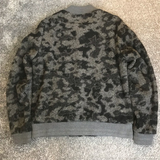 ザラ ZARA フリースアウター 迷彩柄 厚手の画像