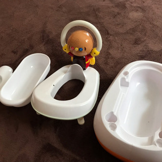 ★アンパンマン おしゃべり付き おまる★音声確認済み★の画像