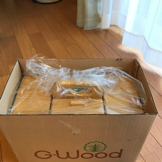 天然木製裁縫箱の画像