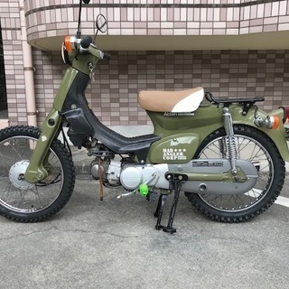 　スーパーカブ　81ccボアアップ　グリーン　美車　鹿児島市の画像