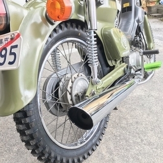 　スーパーカブ　81ccボアアップ　グリーン　美車　鹿児島市の画像