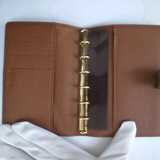 【本物保証】 LOUIS VUITTON ルイヴィトン 手帳カバー アジェンダＰＭ モノグラム R20005の画像